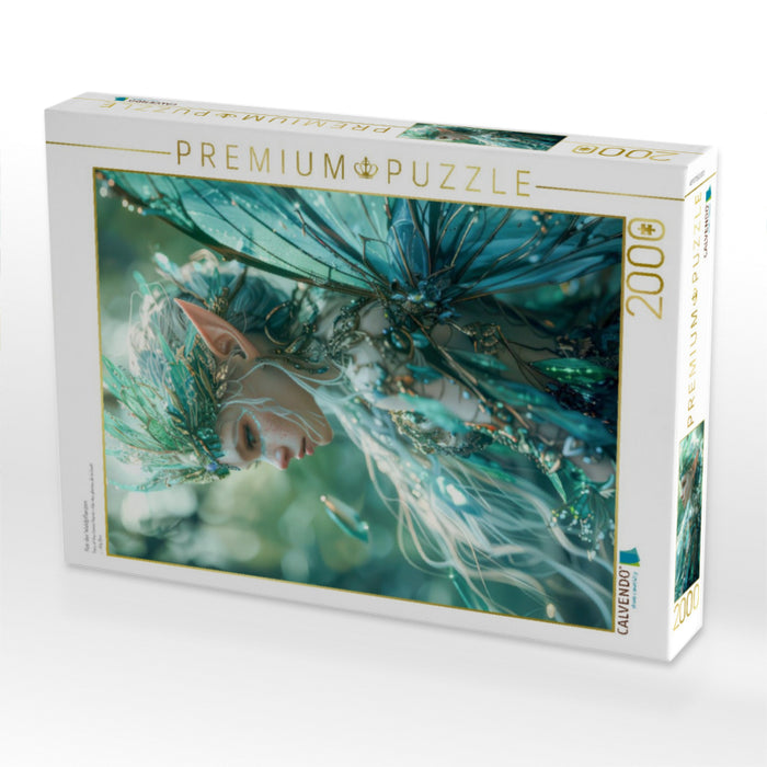 Fee der Waldpflanzen - CALVENDO Foto-Puzzle'