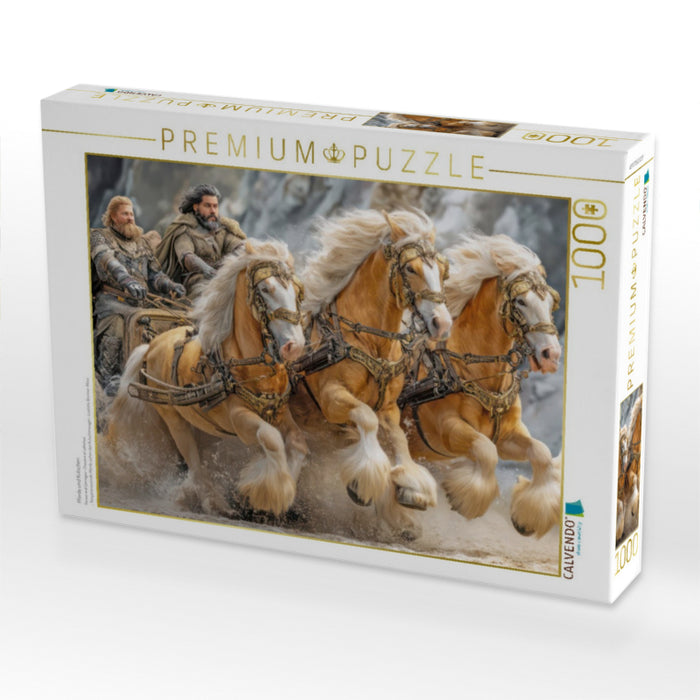 Pferde und Kutschen - CALVENDO Foto-Puzzle'