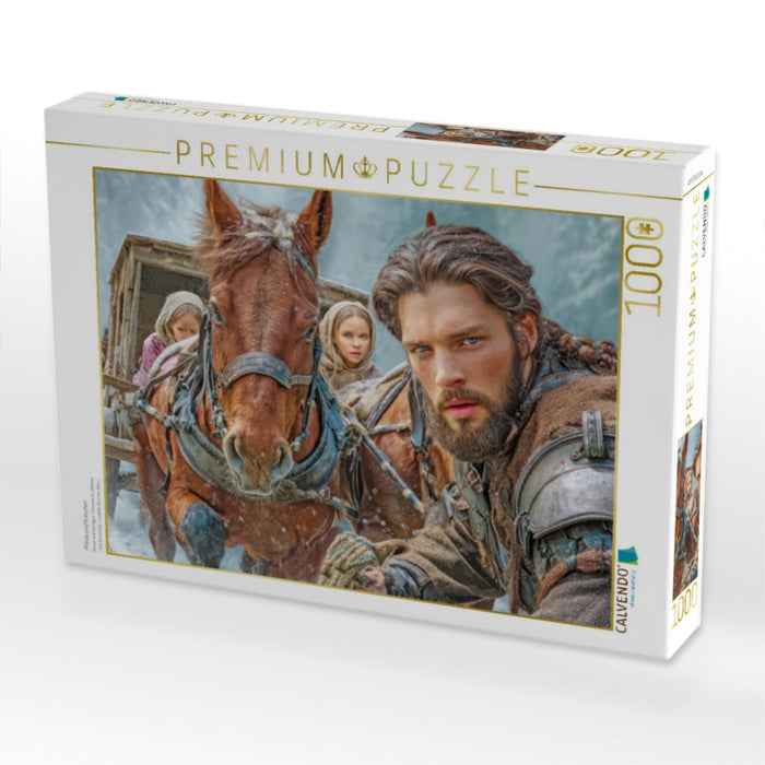 Pferde und Kutschen - CALVENDO Foto-Puzzle'