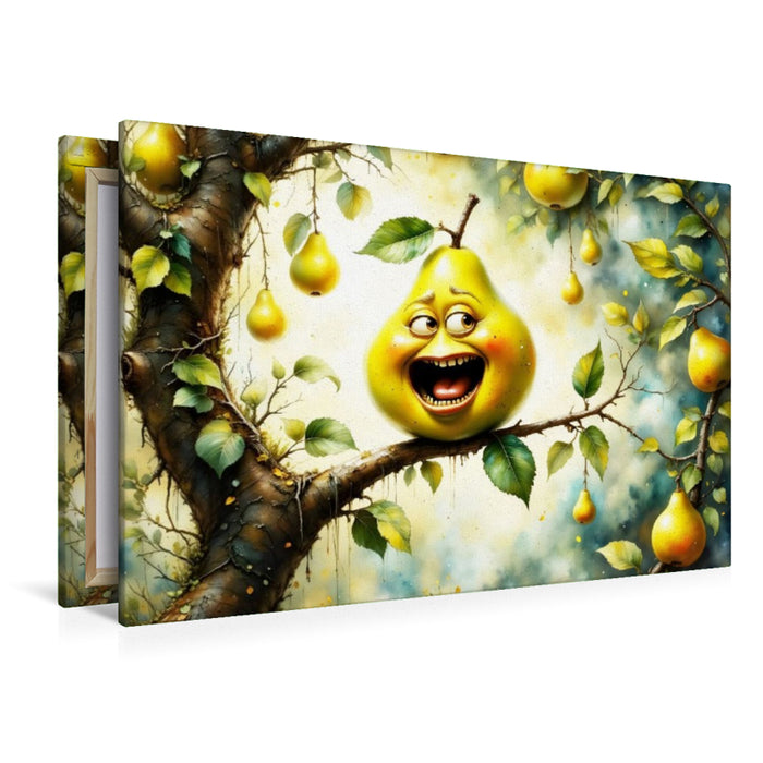 Premium Textil-Leinwand Ein Motiv aus dem Kalender Lustige Vitamine