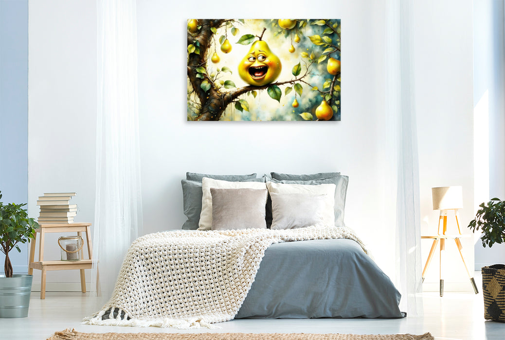 Premium Textil-Leinwand Ein Motiv aus dem Kalender Lustige Vitamine