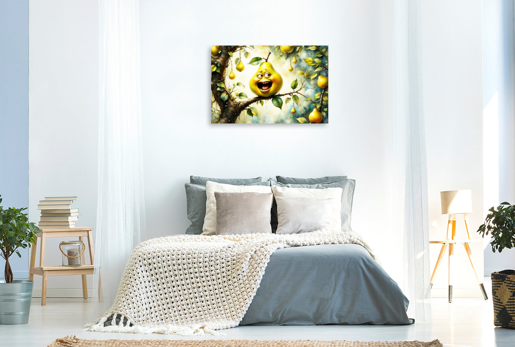 Premium Textil-Leinwand Ein Motiv aus dem Kalender Lustige Vitamine