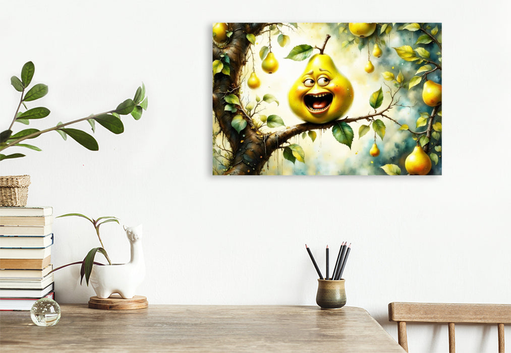 Premium Textil-Leinwand Ein Motiv aus dem Kalender Lustige Vitamine
