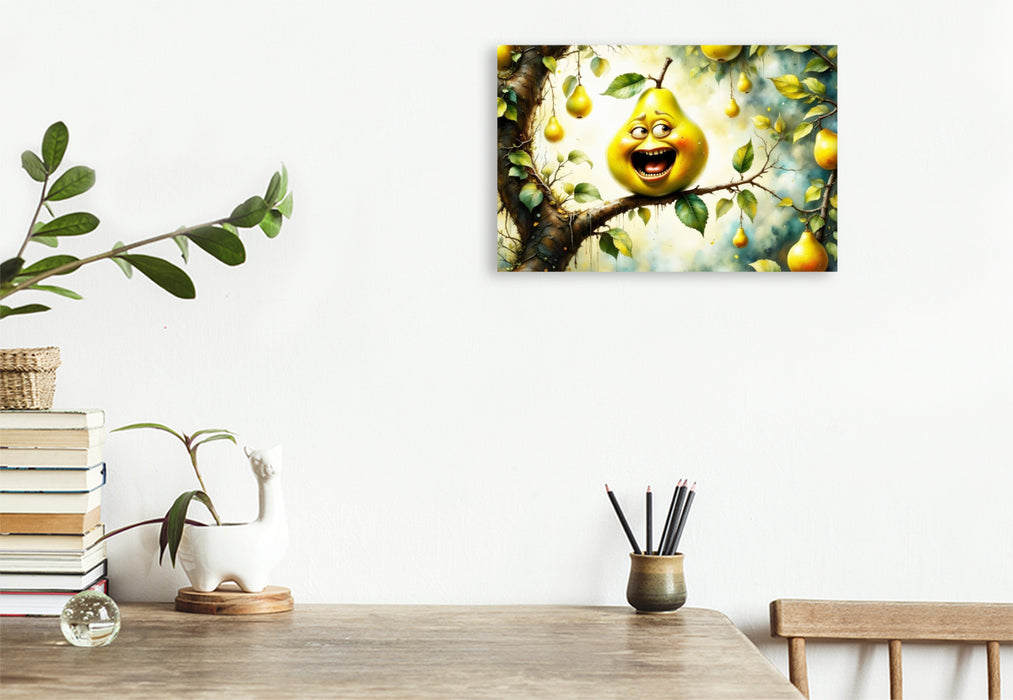 Premium Textil-Leinwand Ein Motiv aus dem Kalender Lustige Vitamine