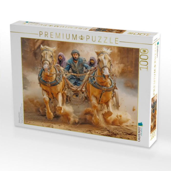 Pferde und Kutschen - CALVENDO Foto-Puzzle'