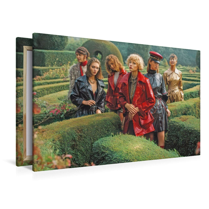 Premium Textil-Leinwand Gartenlabyrinthe