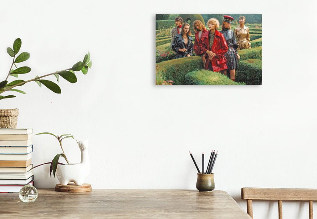 Premium Textil-Leinwand Gartenlabyrinthe