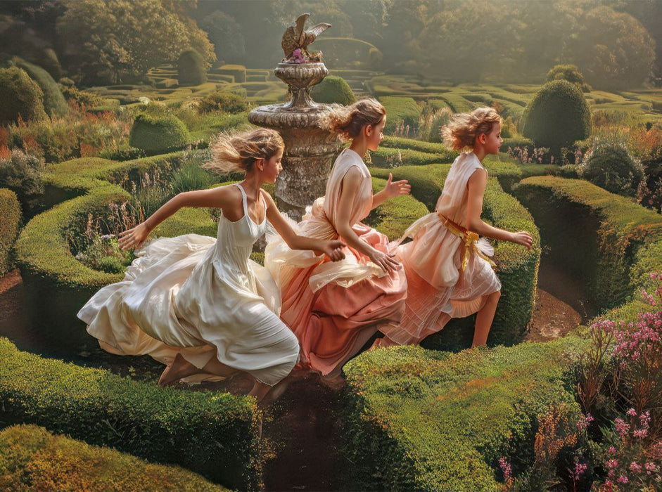 Gartenlabyrinthe - CALVENDO Foto-Puzzle'