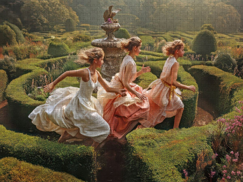Gartenlabyrinthe - CALVENDO Foto-Puzzle'