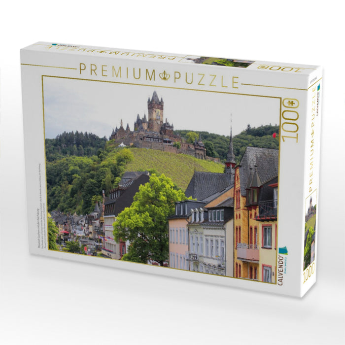 Moselort Cochem mit der Reichsburg - CALVENDO Foto-Puzzle'