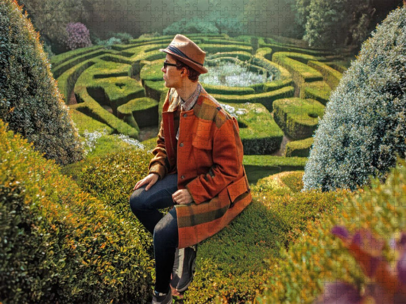 Gartenlabyrinthe - CALVENDO Foto-Puzzle'