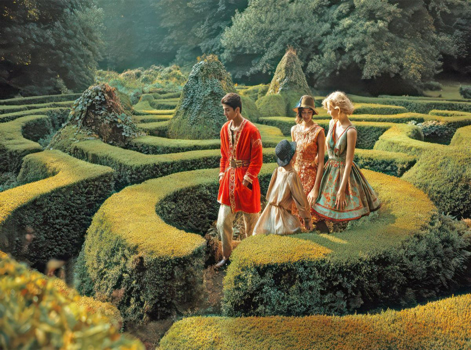 Gartenlabyrinthe - CALVENDO Foto-Puzzle'