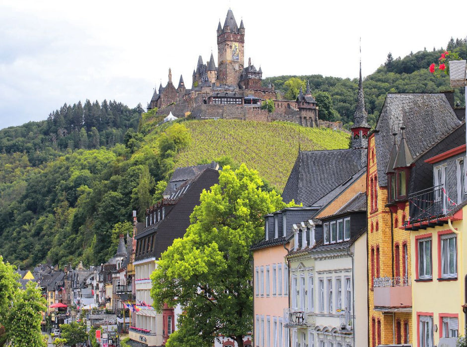 Moselort Cochem mit der Reichsburg - CALVENDO Foto-Puzzle'