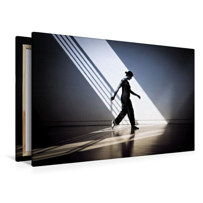 Premium Textil-Leinwand Formen, die atmen — leichte Linien, tiefe Wirkung.