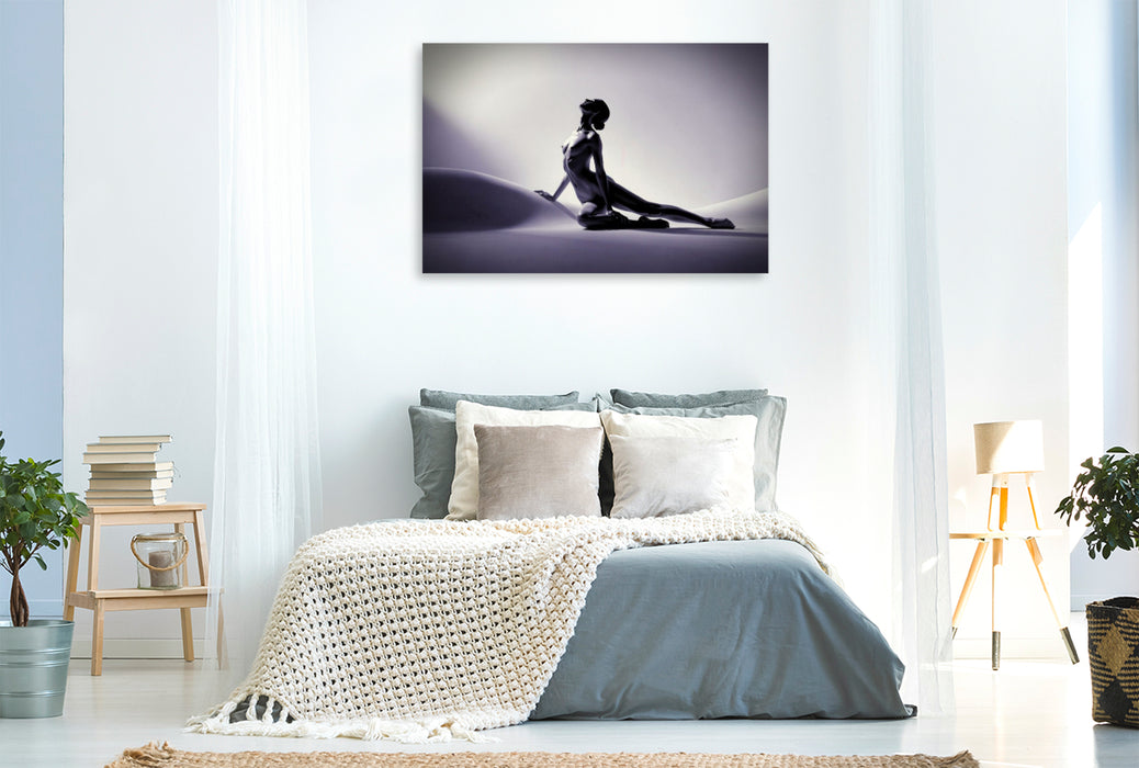 Premium Textil-Leinwand Die Eleganz der Kontur.