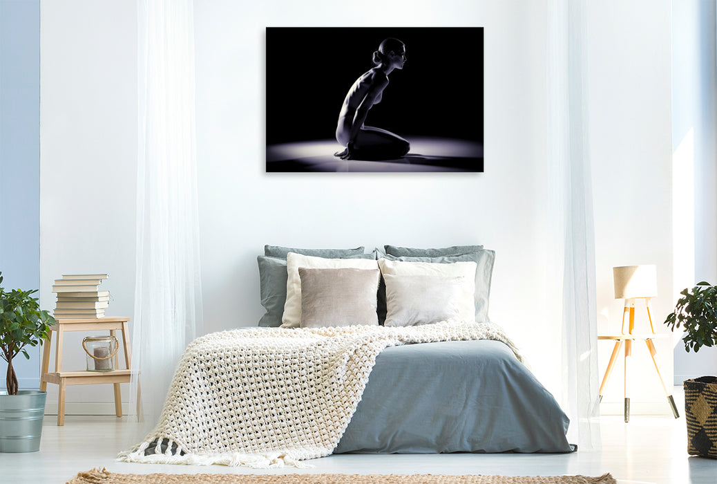 Premium Textil-Leinwand Sinnlichkeit im Schattenwurf.