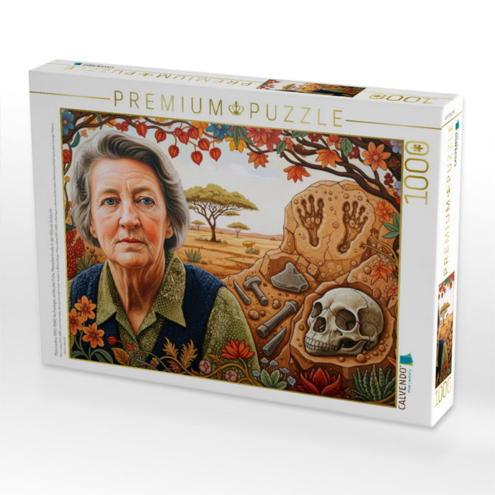 Mary Leakey (1913–1996), Archäologin, entdeckte frühe Menschenfunde in der Olduvai-Schlucht - CALVENDO Foto-Puzzle'