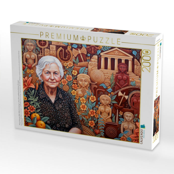 Marija Gimbutas (1921–1994), Archäologin, erforschte neolithische Kulturen Europas - CALVENDO Foto-Puzzle'