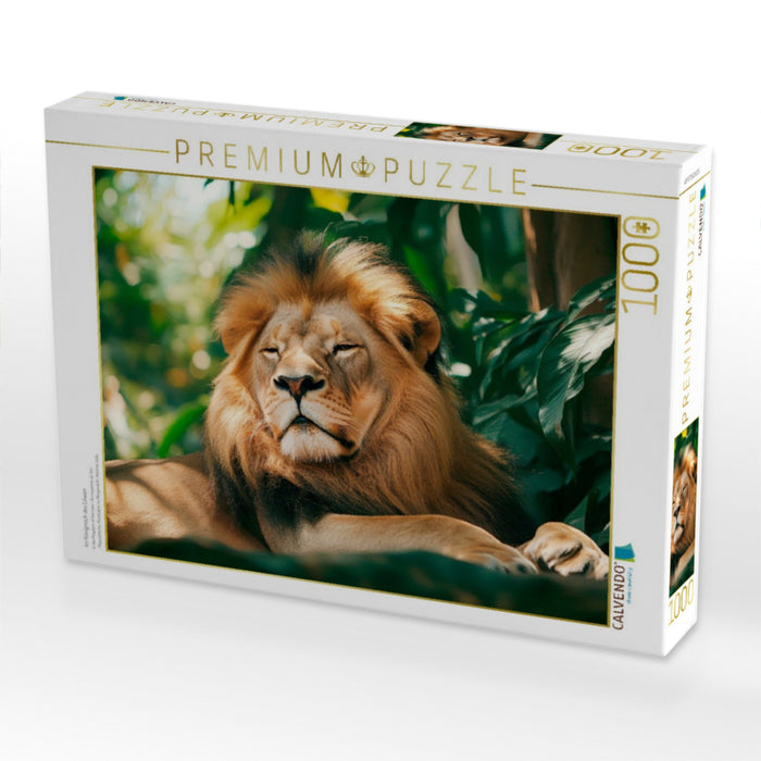 Im Königreich des Löwen - CALVENDO Foto-Puzzle'