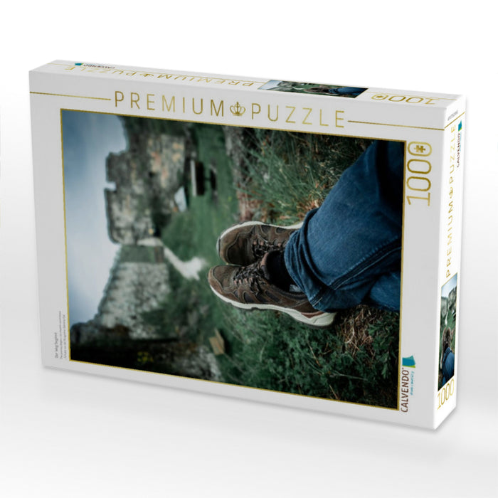 Der Weg beginnt - CALVENDO Foto-Puzzle'