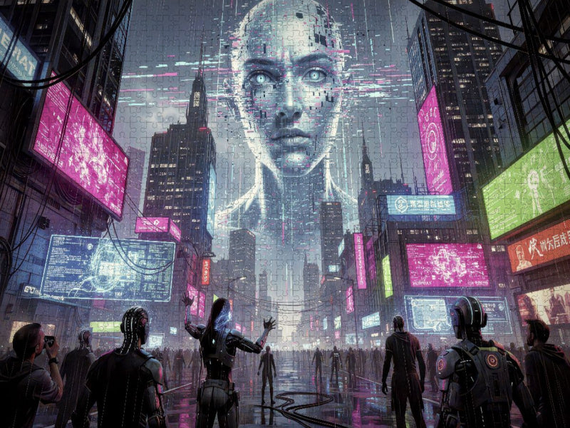 Algorithmus_auf_Aufregung. - CALVENDO Foto-Puzzle'
