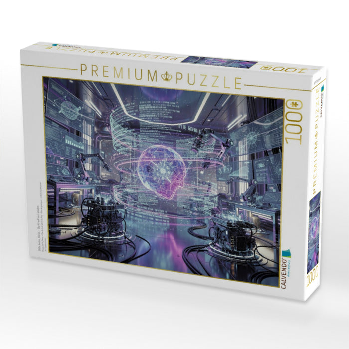 Bitte_keine_Panik — Die KI will nur spielen. - CALVENDO Foto-Puzzle'