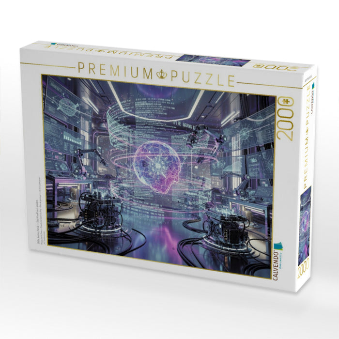 Bitte_keine_Panik — Die KI will nur spielen. - CALVENDO Foto-Puzzle'