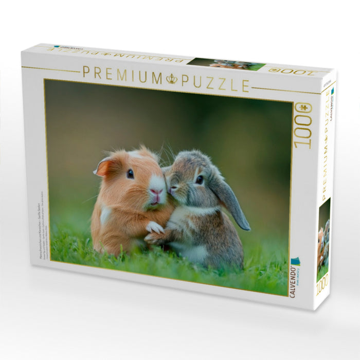 Meerschweinchen und Kaninchen - Sanfte Seelen - CALVENDO Foto-Puzzle'