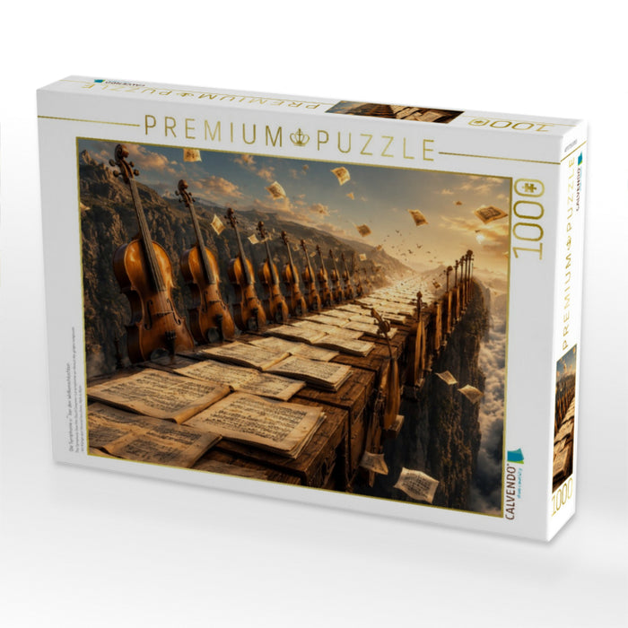 Die Symphonie über den Wolkenschluchten - CALVENDO Foto-Puzzle'