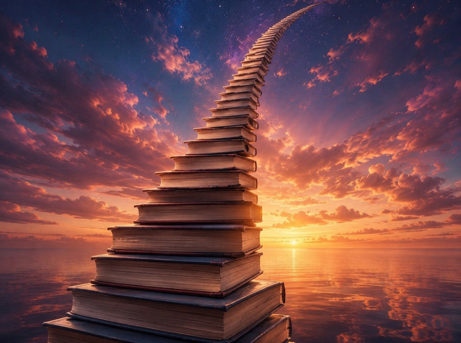 Die Treppe ins Unendliche - CALVENDO Foto-Puzzle'