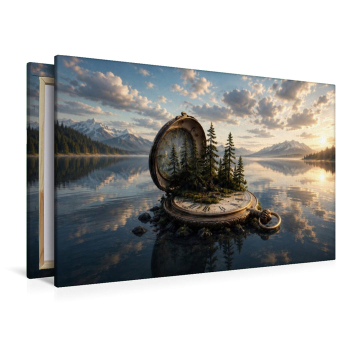 Premium Textil-Leinwand Wald der verlorenen Zeit