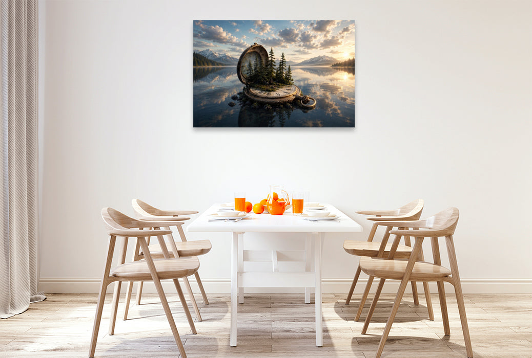 Premium Textil-Leinwand Wald der verlorenen Zeit