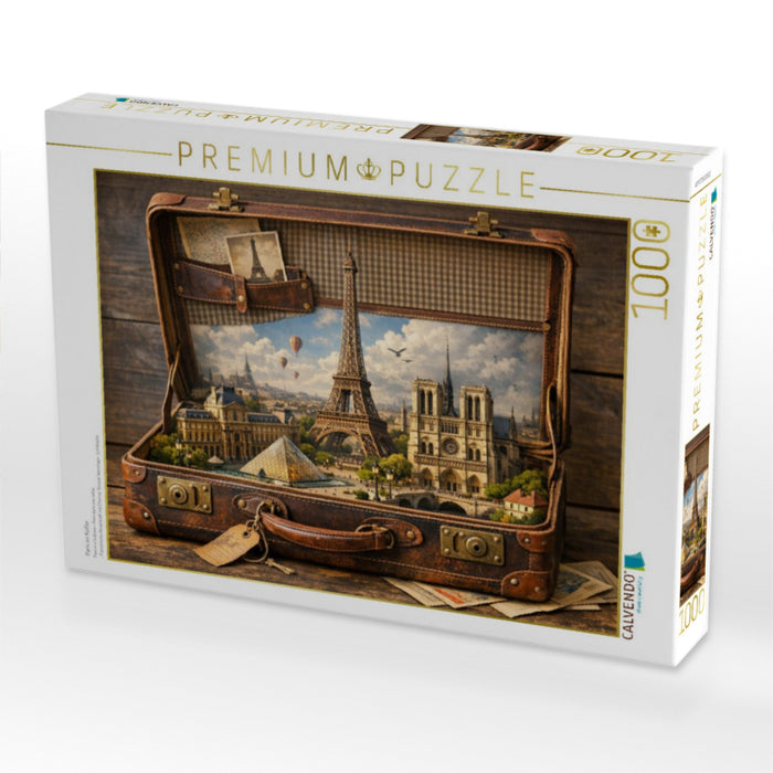 Paris im Koffer - CALVENDO Foto-Puzzle'
