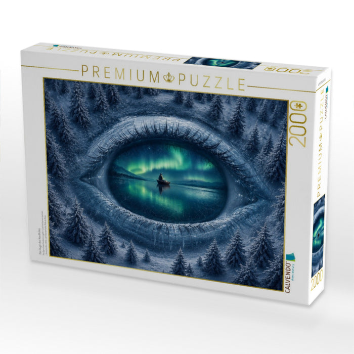 Das Auge des Nordlichts - CALVENDO Foto-Puzzle'
