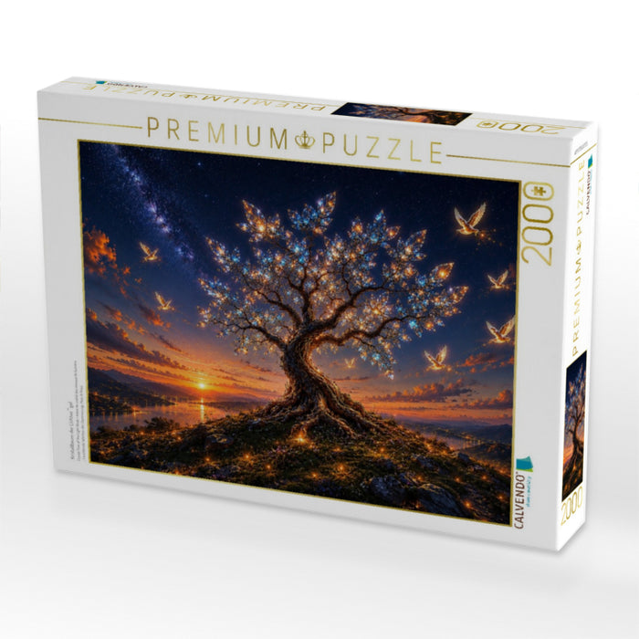 Kristallbaum der Lichtvögel - CALVENDO Foto-Puzzle'