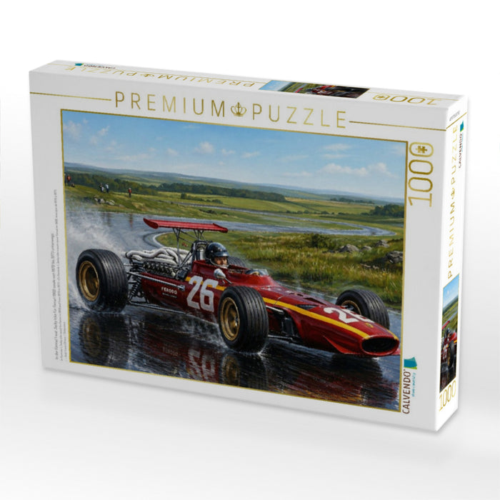 In der Formel 1 war Jacky Ickx für Ferrari 1968 sowie von 1970 bis 1973 unterwegs. - CALVENDO Foto-Puzzle'