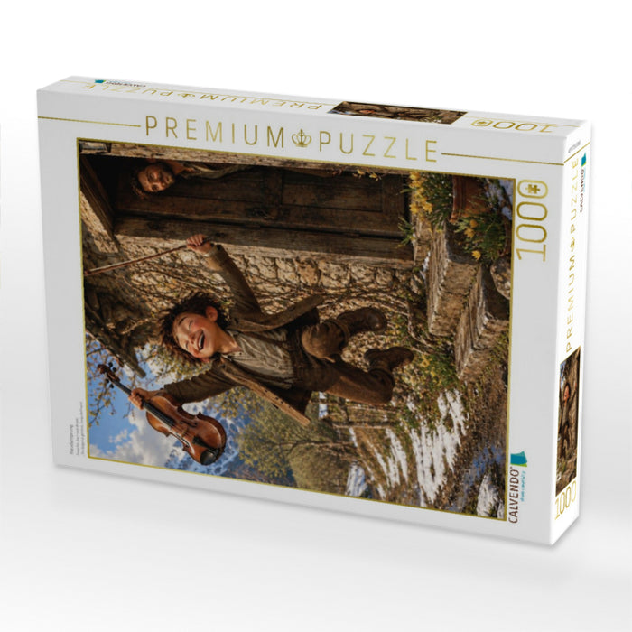 Freudensprung - CALVENDO Foto-Puzzle'