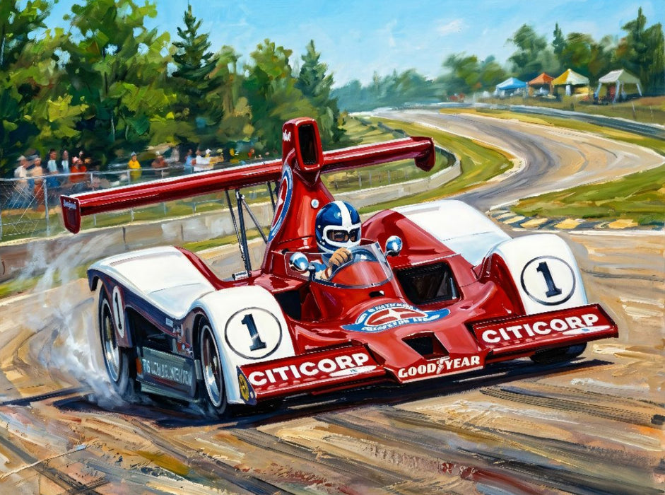1979 gewann Jacky Ickx die amerikanische Can-Am Serie im Lola T333 souverän. - CALVENDO Foto-Puzzle'