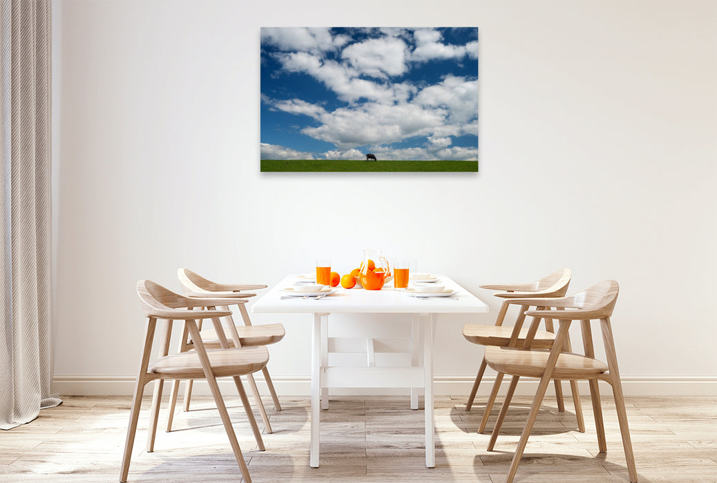 Premium Textil-Leinwand Dangaster Deichschaf