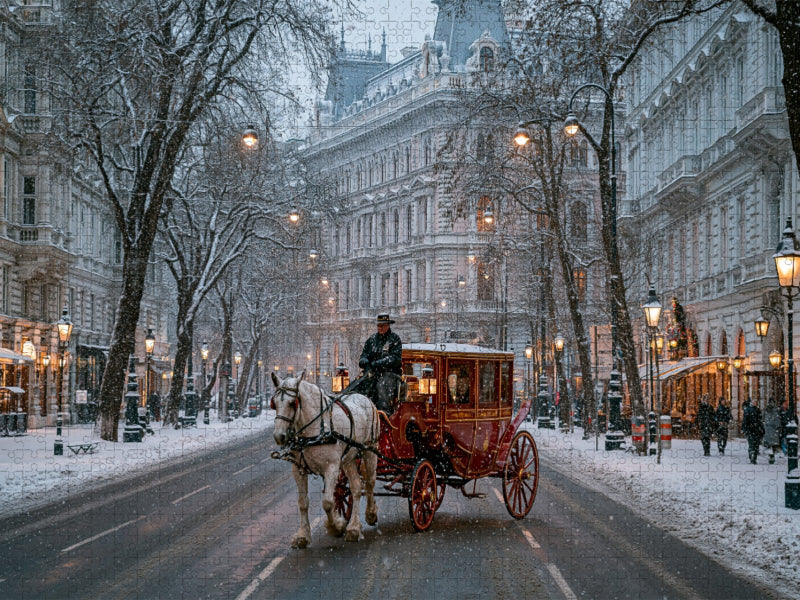 Wien, Eleganz kennt keine Jahreszeit - CALVENDO Foto-Puzzle'