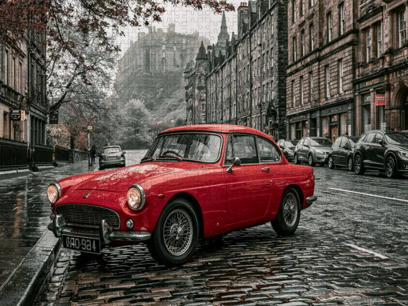 Edinburgh, Geheimnisse am Morgen - CALVENDO Foto-Puzzle'