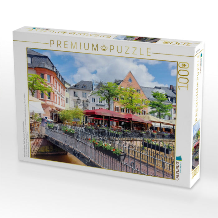 Klein-Venedig der Stadt Saarburg in Rheinland-Pfalz - CALVENDO Foto-Puzzle'