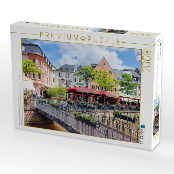 Klein-Venedig der Stadt Saarburg in Rheinland-Pfalz - CALVENDO Foto-Puzzle'