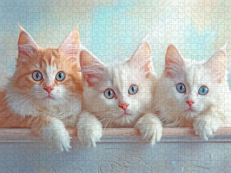 Katzenkinder - CALVENDO Foto-Puzzle'