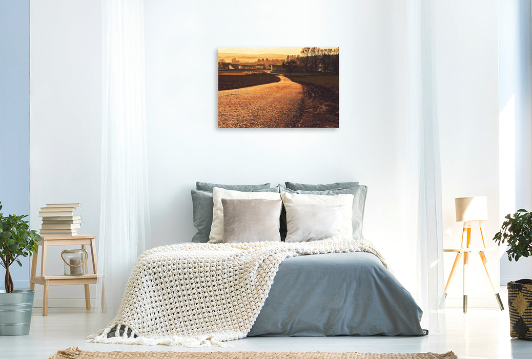 Premium Textil-Leinwand Der Weg ins Licht
