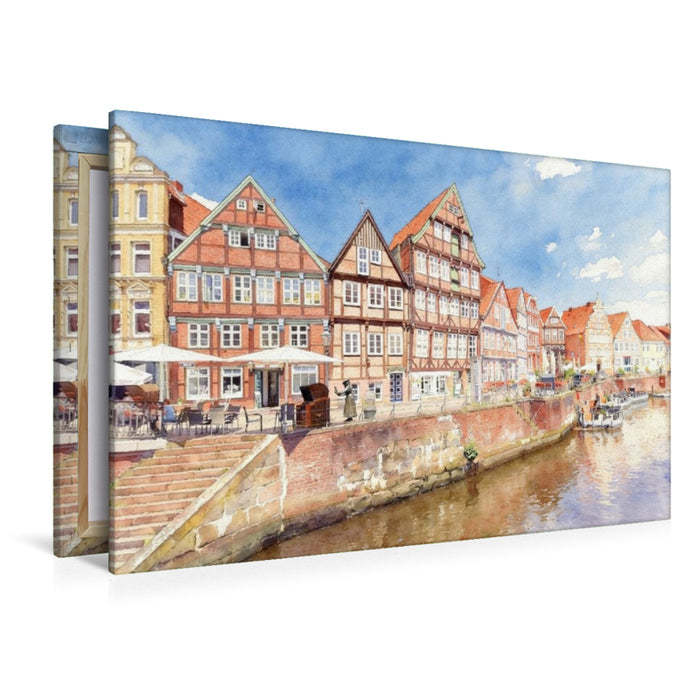 Premium Textil-Leinwand Stade