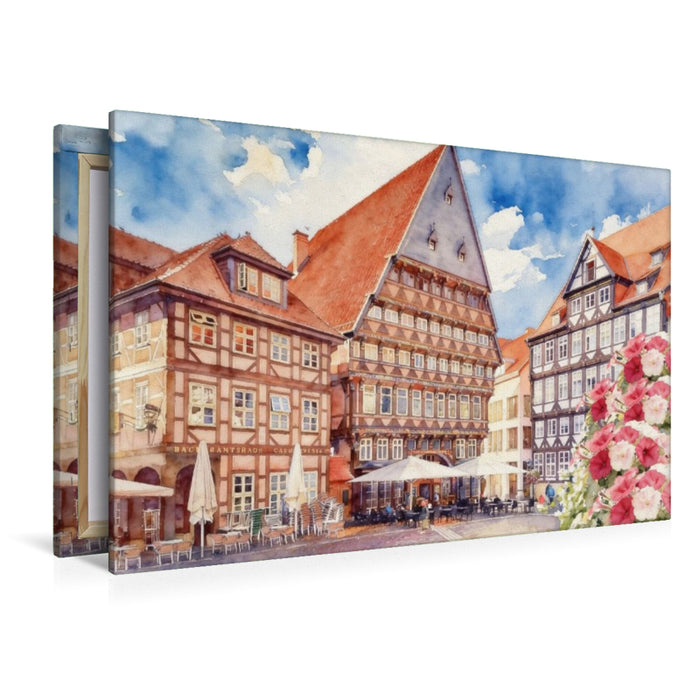 Premium Textil-Leinwand Hildesheim