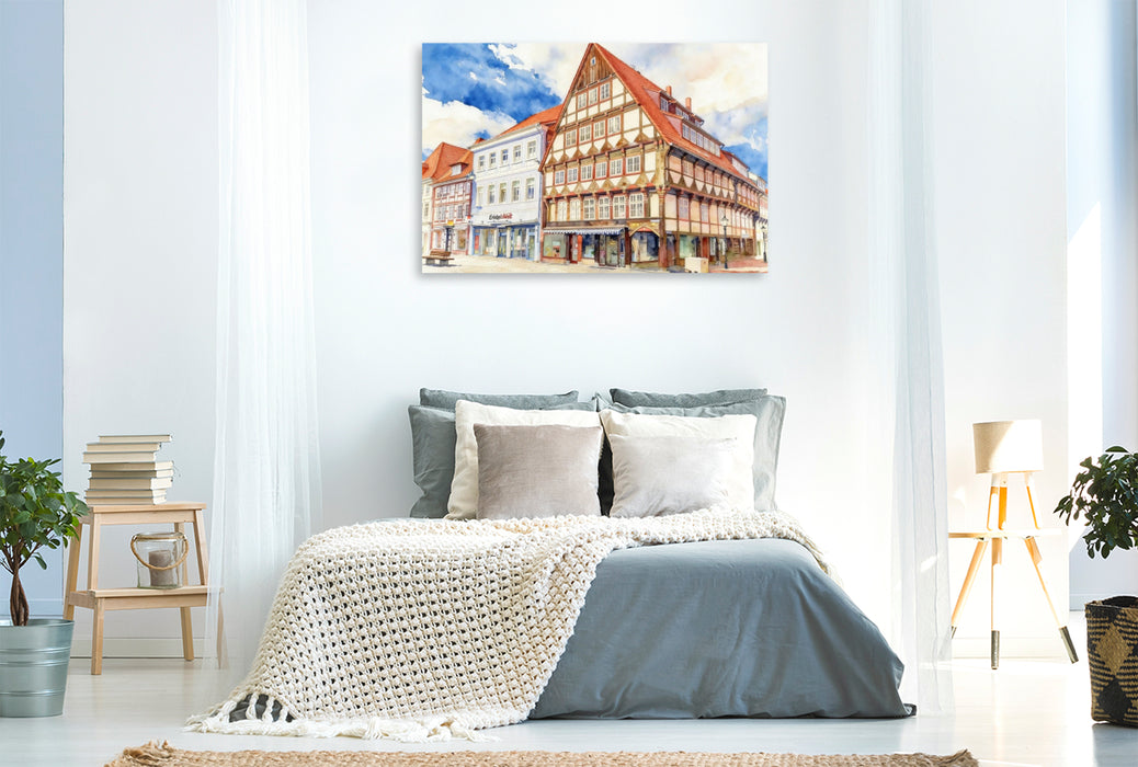 Premium Textil-Leinwand Hameln