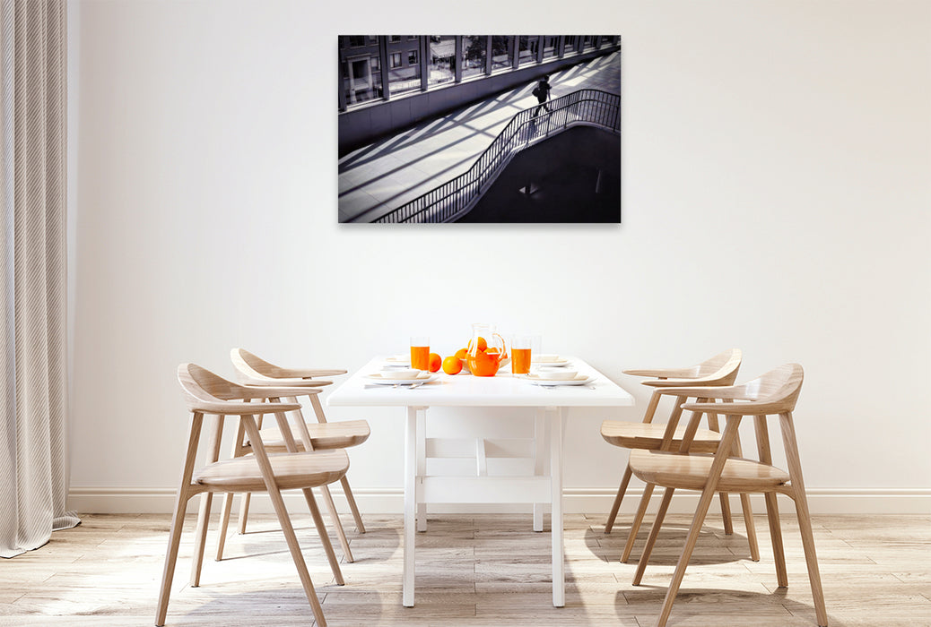 Premium Textil-Leinwand Pure Line Art Aesthetics — modern, klar, zeitlos.