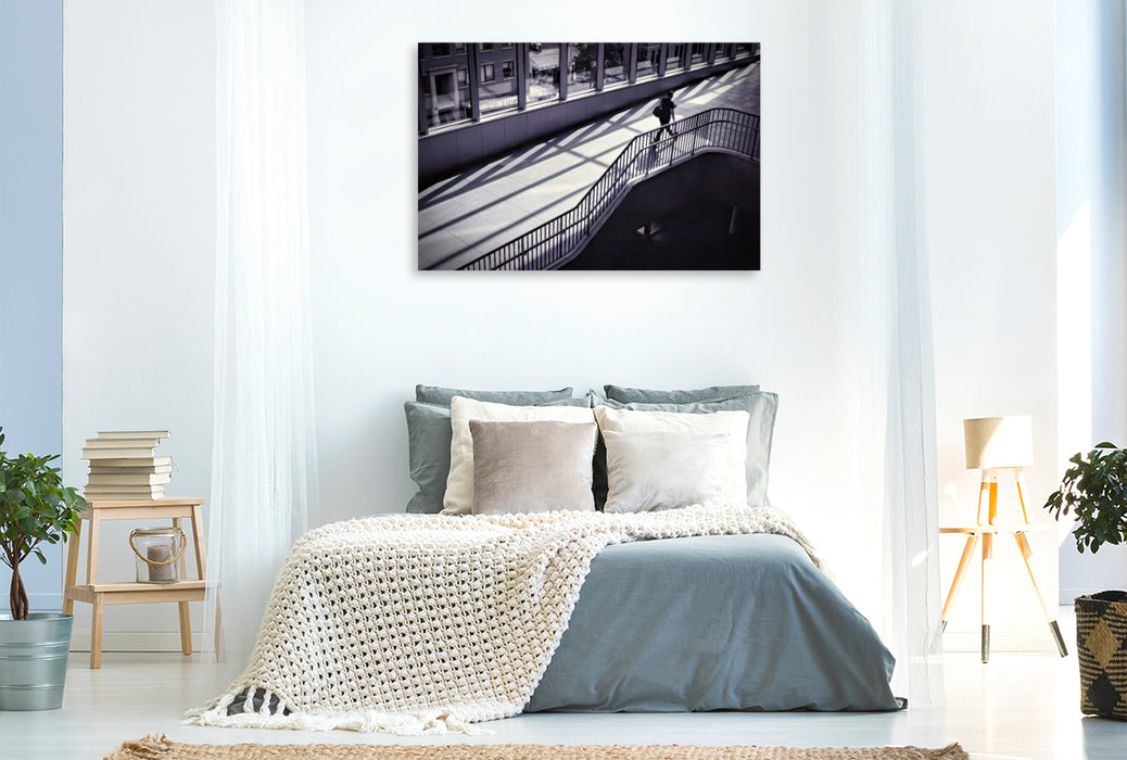 Premium Textil-Leinwand Pure Line Art Aesthetics — modern, klar, zeitlos.
